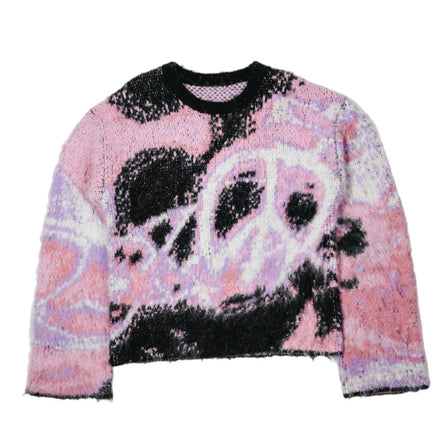 "PEACE OF MIND" MOHAIR SWEATER (PINK)