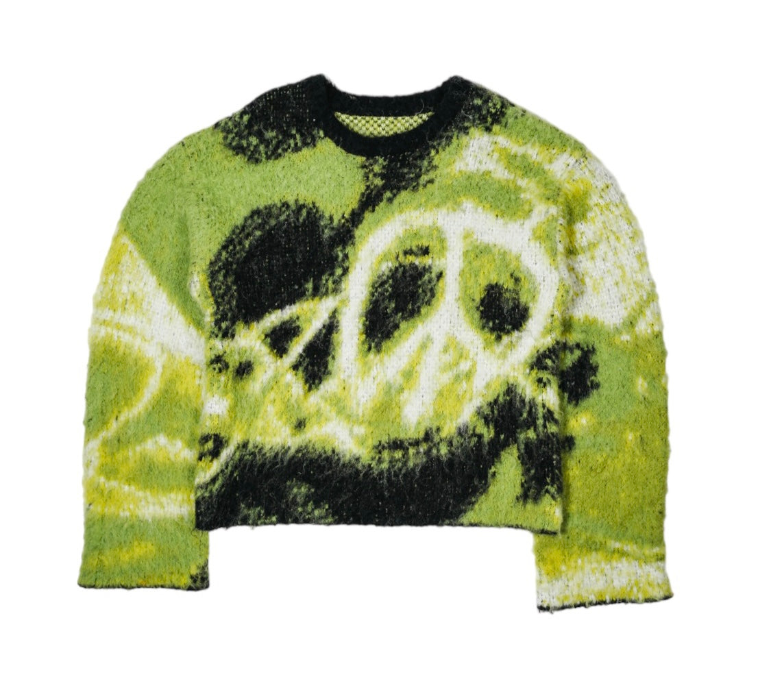 "PEACE OF MIND" MOHAIR SWEATER (GREEN)