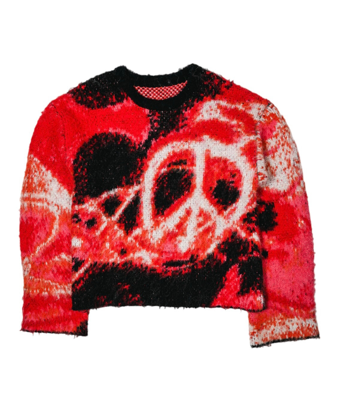 "PEACE OF MIND" MOHAIR SWEATER (RED)