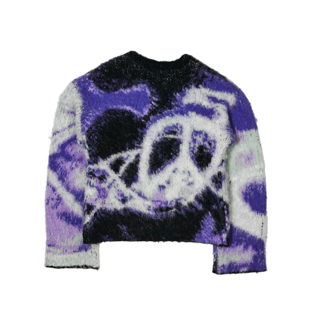 "PEACE OF MIND" MOHAIR SWEATER (PURPLE)