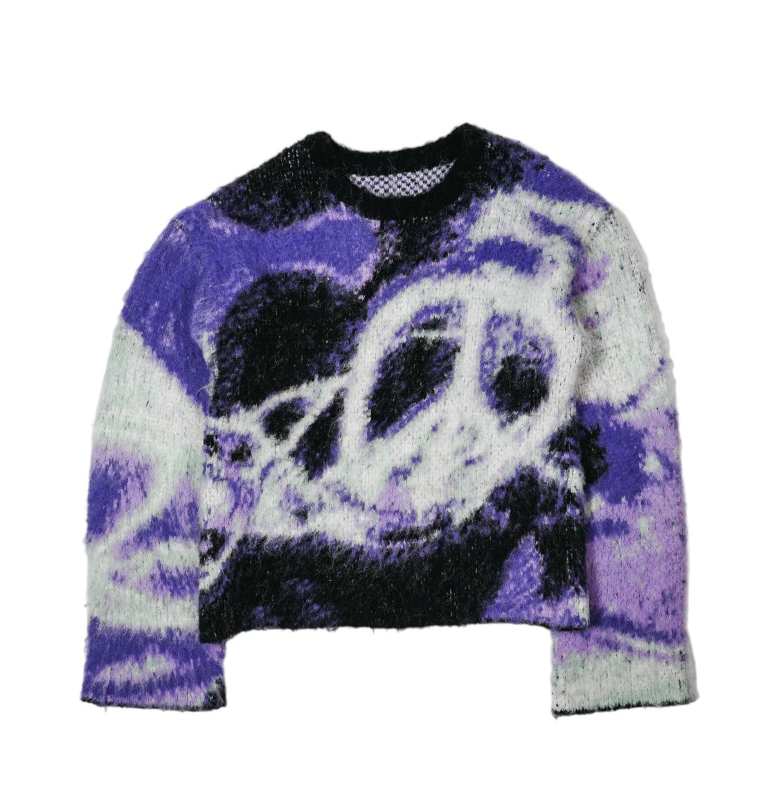 "PEACE OF MIND" MOHAIR SWEATER (PURPLE)