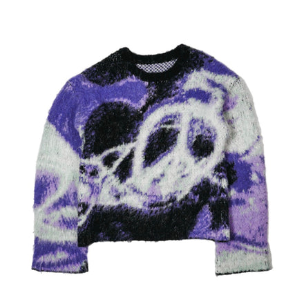 "PEACE OF MIND" MOHAIR SWEATER (PURPLE)